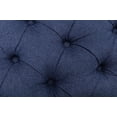 thumbnail image 5 of CAROCC Modern Akili Swivel Accent Chair Barrel Chair for Hotel Living Room Modern leisure Chair Navy Fabric, 5 of 7