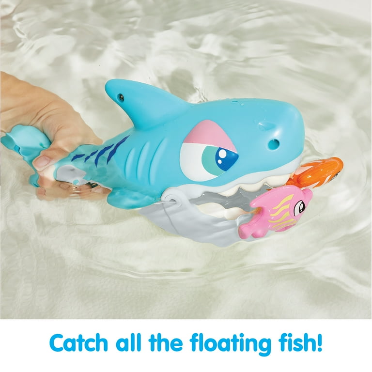 Kidoozie Splish 'n Splash Chomping Shark, Bathtime Tub Toy for
