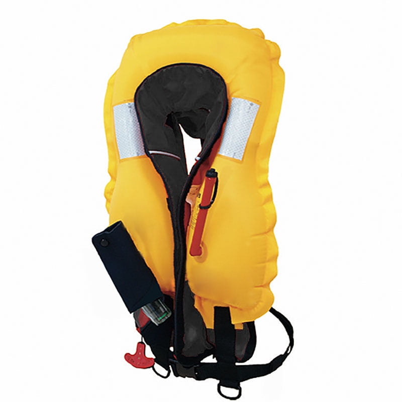 USCG Coast Guard Aprroved Inflatable PFD Life jacket Vest for Adults with 33g Cylinder