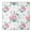 White-60, variant on Square Tablecloth with Elastic Edges 36 * 36 Inch Pioneer Waterproof Pink Floral Feathers Table Cover Washable Indoor and Outdoor for Party Kitchen Dinner Banquet Patio Picnic