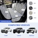thumbnail image 2 of Funda de asiento para camioneta 4Knines para perros impermeable negra, 2 of 9