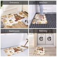 thumbnail image 6 of Uemuo Cute Bee Honey Jar Hive Bear Printed Door Mat Indoor Doormat 16"x24",Front Back Door Mats Non Slip Entrance Rugs,Inside Doormats for Entryway, 6 of 9
