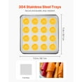 thumbnail image 3 of VEVOR 12 Trays Food Dehydrator Machine Stainless Steel 850W Jerky Meat Fruit Drying, 3 of 9