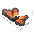 thumbnail image 2 of Monarch Butterfly Building Blocks Set 106PCS Orange & Black Butterfly Model Nature Inspired Insect Display Collectible DIY Construction Kit Desk Decor, 2 of 9