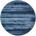 thumbnail image 1 of Safavieh Retro 6' Round Power Loomed Rug in Light Blue and Blue, 1 of 10