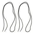 thumbnail image 3 of CATIEBYE 1 Pair Black Polyester Shoelace for Running Shoes Easy to Fasten Round Laces for Men and Women, 3 of 8