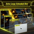 thumbnail image 3 of Golden Light Mecha Technology XXX-Large Gaming Mouse Pad - 35.4x15.7 Inch, 3mm Thick Soft Smooth Fabric, Extended Long Keyboard Mat, Perfect for Gaming, Office, Home, 3 of 6