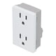 thumbnail image 1 of Contacto Dúplex Blanco 1/1 Incluye Tornillos P612b Surtek Surtek P612B, 1 of 2