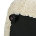 thumbnail image 3 of Summit 49" Faux Sheepskin Overstuffed Arm Chair Cream Beige, 3 of 10