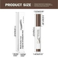 thumbnail image 3 of Microblading Eyebrow Pencil, Waterproof Eyebrow Contouring Pencil, Four-Pronged fork Tip Brow Pen with Long-Lasting Liquid Pigment, Natural Makeup Effect, Smudge-Resistant, Easy Application, 3 of 9
