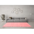 thumbnail image 3 of Ahgly Company Machine Washable Indoor Square Oriental Red Traditional Area Rugs, 6' Square, 3 of 4
