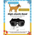 thumbnail image 3 of Gafas de sol para perros Gafas de seguridad ultravioleta, gafas a prueba de viento y antivaho para perros, 3 of 5