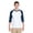 WHITE/NAVY, variant on Mens Heavy Cotton ?-Sleeve Raglan 2 Pack