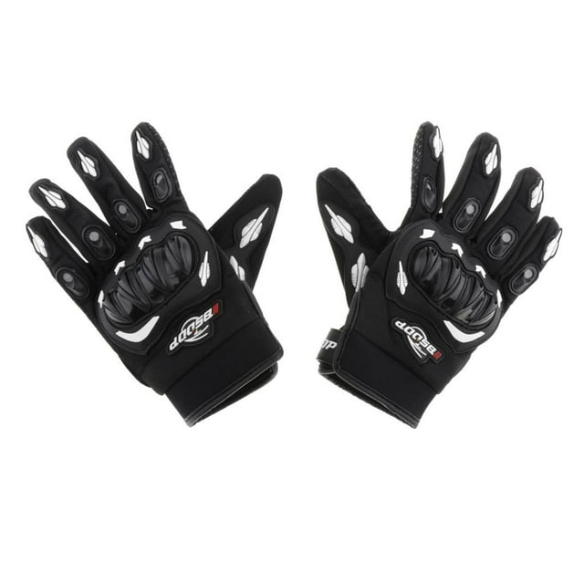 Guantes de Moto Impermeable Cuatro s Universales con Correa para Ajuste Perfecto, Guantes Ligeros Específicos para Calle XXL Soledad Guantes de dedo completo para motocicleta
