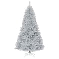 thumbnail image 1 of Árbol de Navidad Goplus, 2,3 m, artificial, color abeto plateado, sin iluminación, 1 of 2