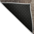 thumbnail image 4 of HomeRoots 625329 9 x 12 ft. Chocolate & Taupe Abstract Washable Transitional Indoor & Outdoor Rectangle Area Rug, 4 of 9