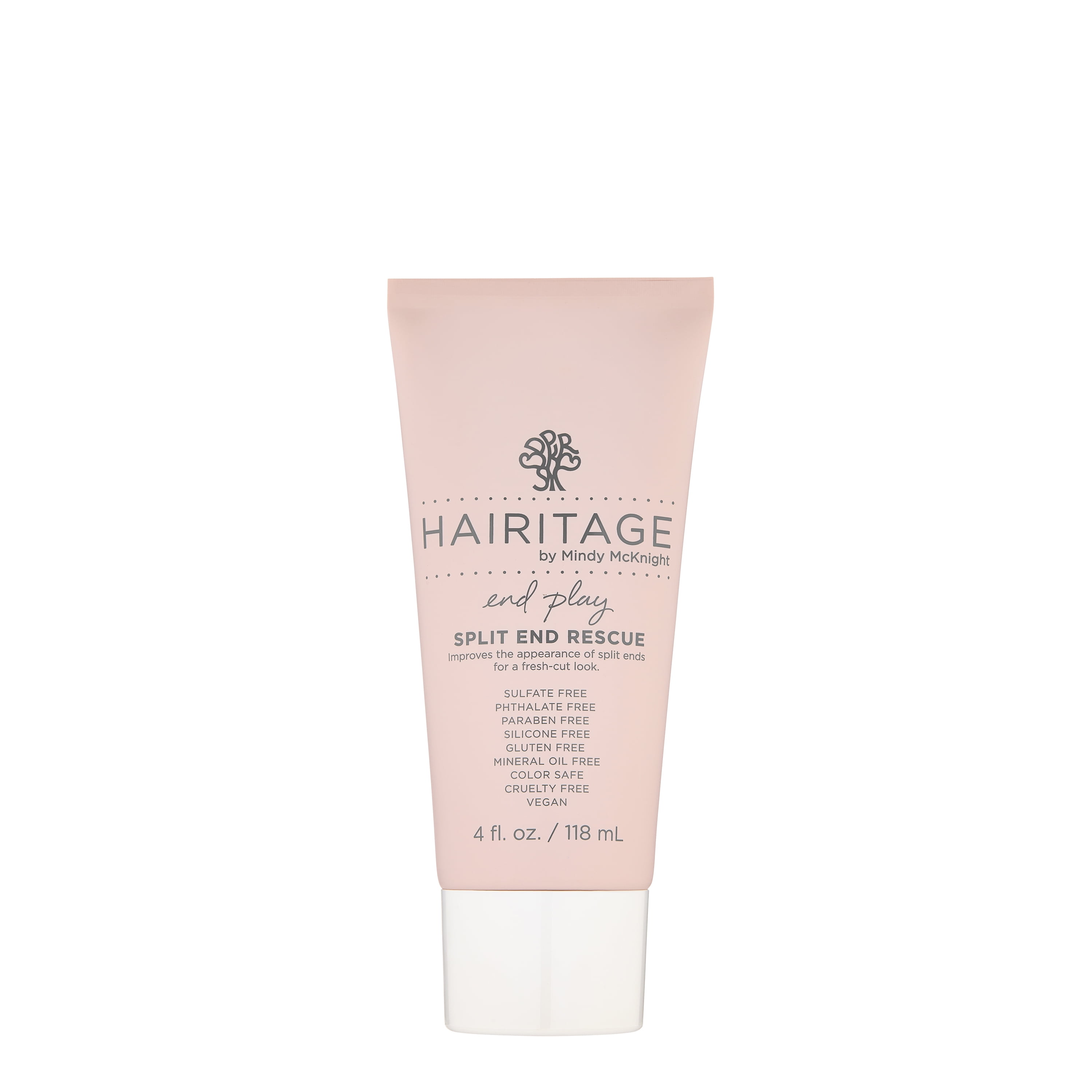 Hairitage End Play Split End Rescue Gel Cream with Jojoba | Vegan Formula for Damaged Hair, 4 fl oz