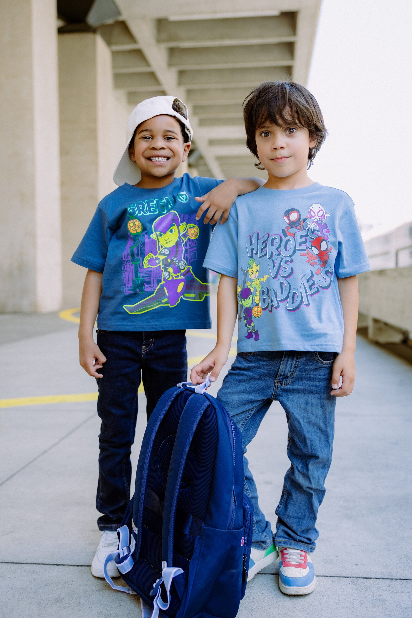 Marvel Spidey and His Amazing Friends Spider-Man Miles Morales Ghost-Spider 3 Pack T-Shirts Toddler to Big Kid