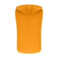 thumbnail image 5 of BiZtdJrK Sleeveless Hoodies for Men Casual Slim Fit Zip-Up Drawstring Hooded Workout Tank Tops Summer Casual Muscle Vest Tanks Orange L, 5 of 7