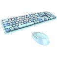thumbnail image 1 of Combo de teclado y mouse inalámbricos, lindo teclado redondo de 104 teclas de tamaño completo, diseño de conexión sin interrupciones, compatible con PC, computadora, computadora portátil para la, 1 of 6
