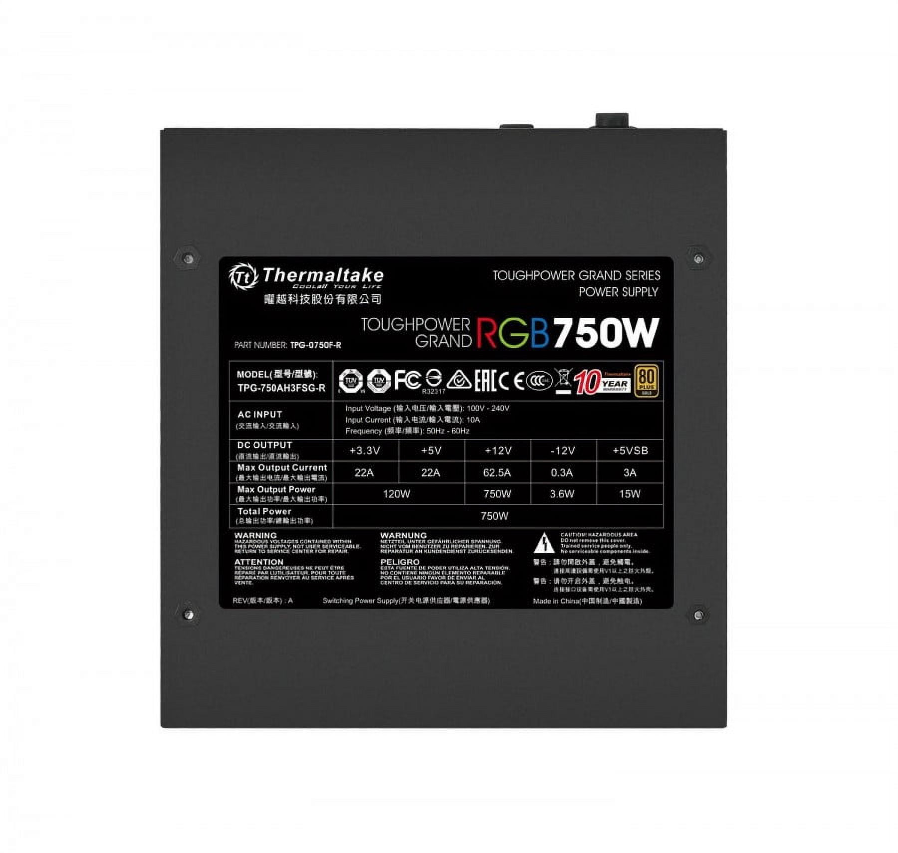 Corsair 750W電源 TOUGHPOWER GRAND RGB750W Thermaltake Toughpower Grand RGB 750W Gold (RGB Sync Edition)
