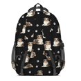 thumbnail image 3 of Australian Shepherd and Dog Paw Print Backpack for School, Cute School Bag with Adjustable Shoulder Straps and Padded Back, 16.9"x12.6"x5.9", 3 of 5