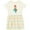 Natural with Stripes, variant on Inktastic Mermaid Pirate Girls Toddler Dress