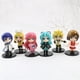 thumbnail image 3 of Original nuevo 10 cm Hatsune Miku dibujos animados Kawaii cantante Virtual Manga estatua pelo verde negro gabardina cool PVC figura de acción, 3 of 4