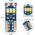 thumbnail image 2 of LED T10 6500 K blanco Canbus sin errores 12 V 396LM 21 W 18 SMD 2016 chips LED iluminación interior del coche iluminación interior del coche 10 piezas, 2 of 5