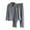A-Gray, variant on ZVNAΖH Mens Sleep Sets 2 Piece Sleepwear Set, Soft Comfy Button Down Pajamas Set, Gifts for Men, Lounge Set Homewear