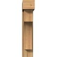 thumbnail image 2 of Ekena Millwork 8"W x 32"D x 40"H Westlake Block Rough Sawn Bracket w/ Offset Brace, Western Red Cedar, 2 of 25