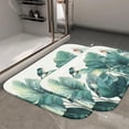 thumbnail image 4 of 1pc Tropical Birds on Leaves Absorbent Non-Slip Bathroom Thickened Flannel Rug Decor,Soft,Quick Drying,Suitable For Indoor/outdoor Use,Bathrooms,Bedrooms,Kitchens,Terrace,Laundry Rooms,16"x24", 4 of 9