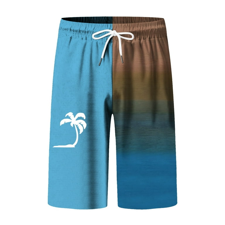 Himmake Men s Swim Trunks With Compression Liner Jorts Soccer Shorts Men With Upf 50 Bathing Suit Boys Mens Beach Wear Mens Elastic Waist Shorts Walmart