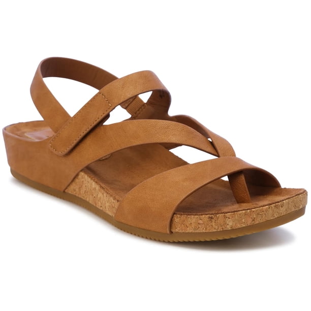 Sandalia EuroSoft Gianetta para Mujer 8.5 Color Maleta Talla Mediana