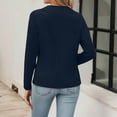 thumbnail image 5 of Lightweight Blazer for Women Long Sleeve Slim Fit Open Front Back Slit Business Casual Jackets Outerwear, 5 of 6