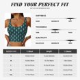 thumbnail image 5 of Sikiie Green Vintage Peacock Print Strappy Sports Bra for Women Padded Push Up Sports Bra Athletic Running Sports Bra Workout Bra Yoga Bra, 5 of 5