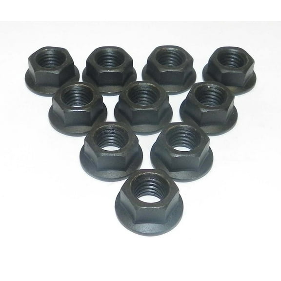 WSM NUT, HEX FLANGED 10MM BLACK - PACK OF 10 014-603, 92015-1649