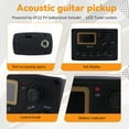 thumbnail image 6 of 4 Band EQ Equalizer -3 Acoustic Guitar Preamp with Digital Tuner Pickup, 6 of 9