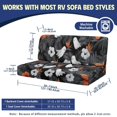 thumbnail image 7 of Chririnla Stretch RV Jackknife Sofa Couch Covers Suitable for Camper Motorhome RV Folding Sofa Bed Cover Fit for Camper RV Sofa, Tropical Ghost Halloween Print, 7 of 7