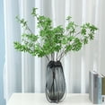thumbnail image 3 of Artificial Greenery Stems Plants 33 Inch Fake Green 4 Branches Leaf for Vase Filler Garden Office Home Desk Decoration (Vases not included), 3 of 8