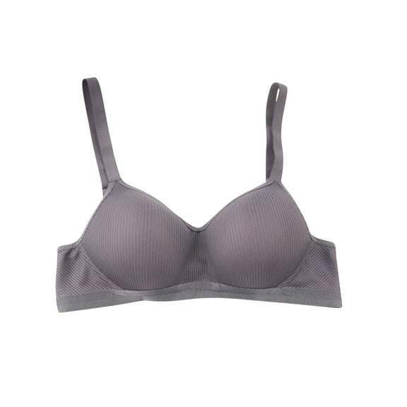 Npasoilc Backless Racerback Bra for Women Wirefree Seamless Push Up U-Shape Breathable Comfortable Daily Underwear