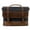 Dark Gray, variant on Vintage Oil-Waxed Canvas & Leather Laptop Messenger Bag - Waterproof Briefcase for Work, Travel