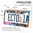 thumbnail image 4 of Coolnut Funny Cats Colorful License Plate Frames - Universal Aluminum License Plate Covers with Screws, 2 Pack Holder Car Accessories for Front and Rear Plates Home Decor, 4 of 6