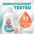 thumbnail image 6 of ARM & HAMMER Deep Clean Free & Clear Liquid Laundry Detergent, 75 Fl oz, 50 Loads, 6 of 14