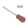 thumbnail image 4 of Unique Bargains 5 Paquets de Roues de Polissage en Caoutchouc Silicone 80 Grains 10mm Dia Tête de Broyage Montée, Forme Ronde, 4 of 6