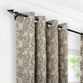 thumbnail image 2 of Deco Essential 36 to 66 Inches Adjustable Curtain Rod for Windows with Flat Arrow Finials & Bracket Set (3/4'' Diameter,Black), 2 of 5