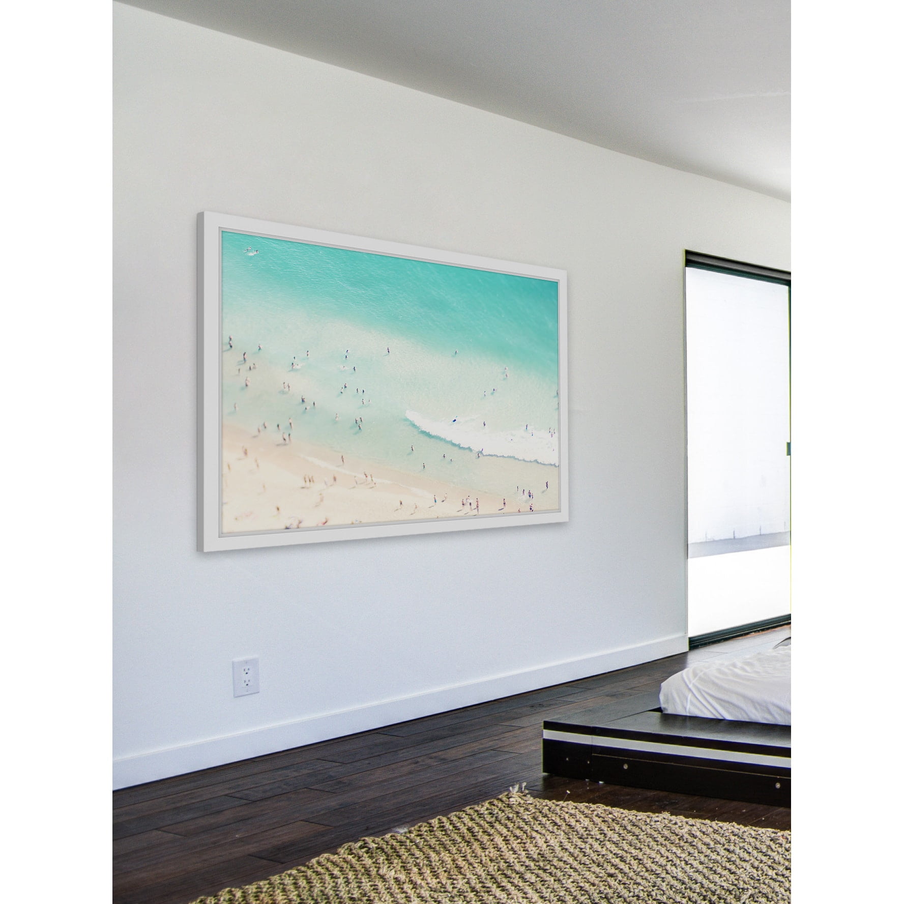 Marmont Hill "Playing in the Surf" by Ingrid Beddoes Framed Painting Print