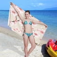thumbnail image 6 of GZHJMY Japanese Flowering Cherry Beach Towel - Lightweight Compact Oversized Travel Towels - Super Absorbent Quick Dry Towel for Swimming Camping Holiday（9）, 6 of 7