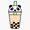 1pcs, variant on Cute Giant Panda Drinking Sweet Milk Bubble Tea Tapioca Pearl Decal For Kids Bottle Sticker