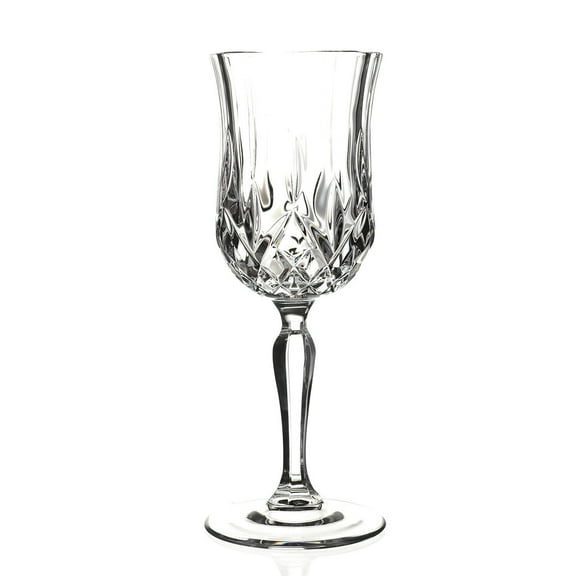Set of 6 RCR Opera Crystal Water Glassware Traditional Look and Sophisticated Appeal - 8 oz